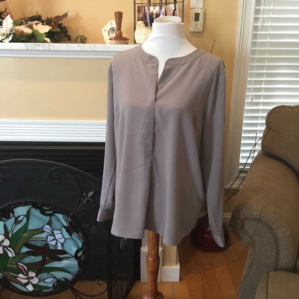 Gray Blouse